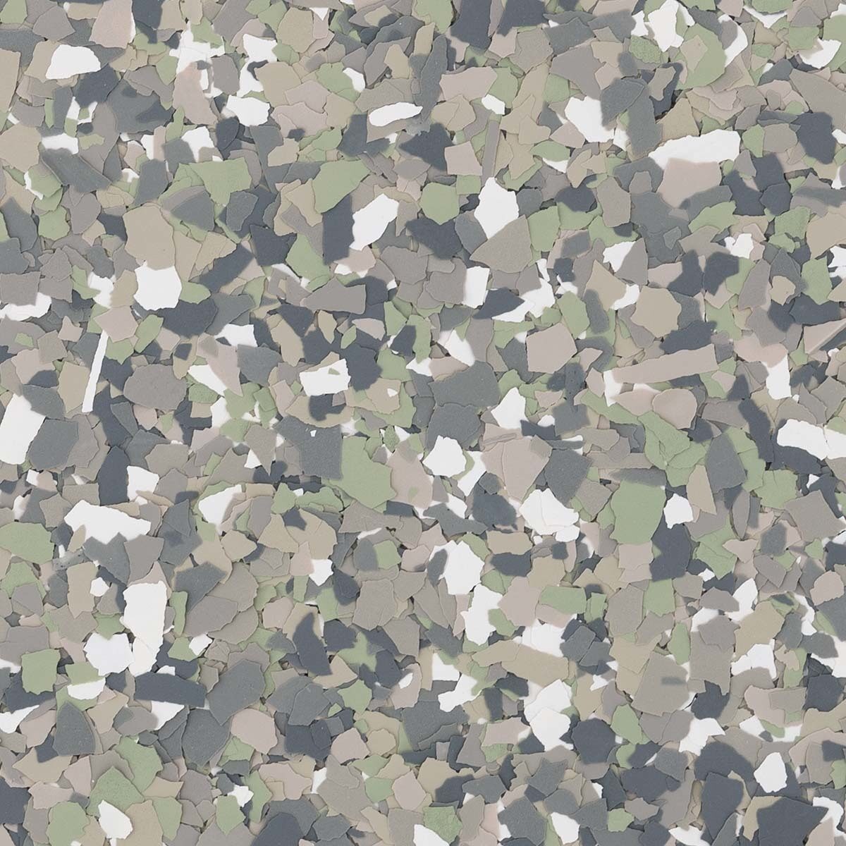 Thyme FB-977 decorative flake color swatch
