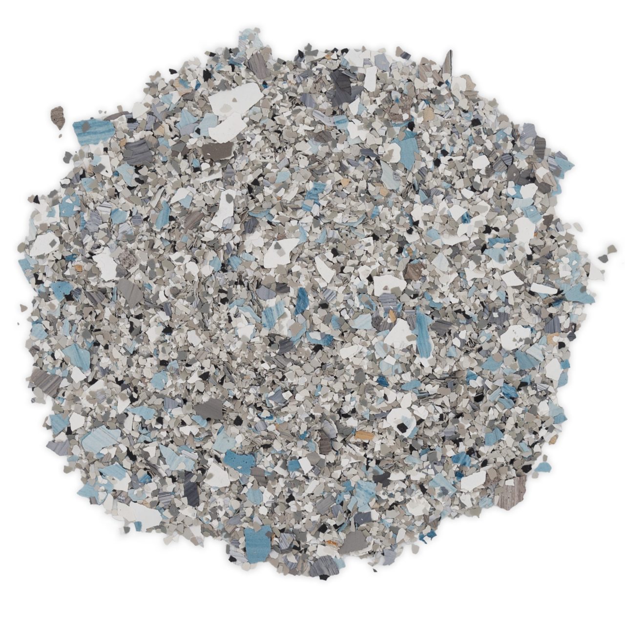 Blue Granite (FB-4101) epoxy flake blend by New Era Epoxy