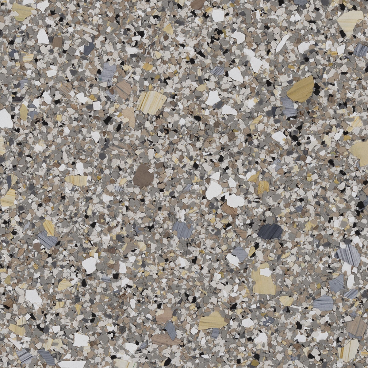 Travertine hybrid flake enlarged color reference