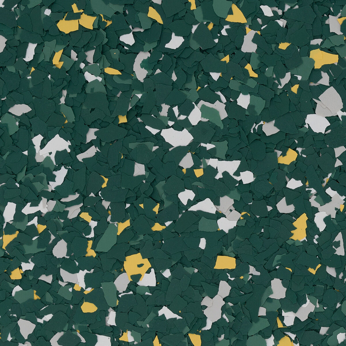 Green and Gold FB-982 decorative flake color swatch