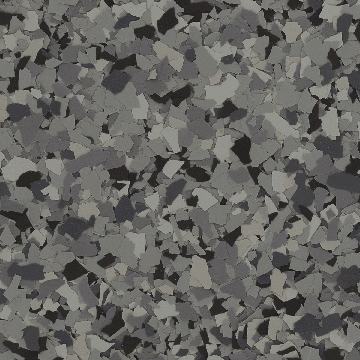 Nightfall FB-715 flake floor coating color