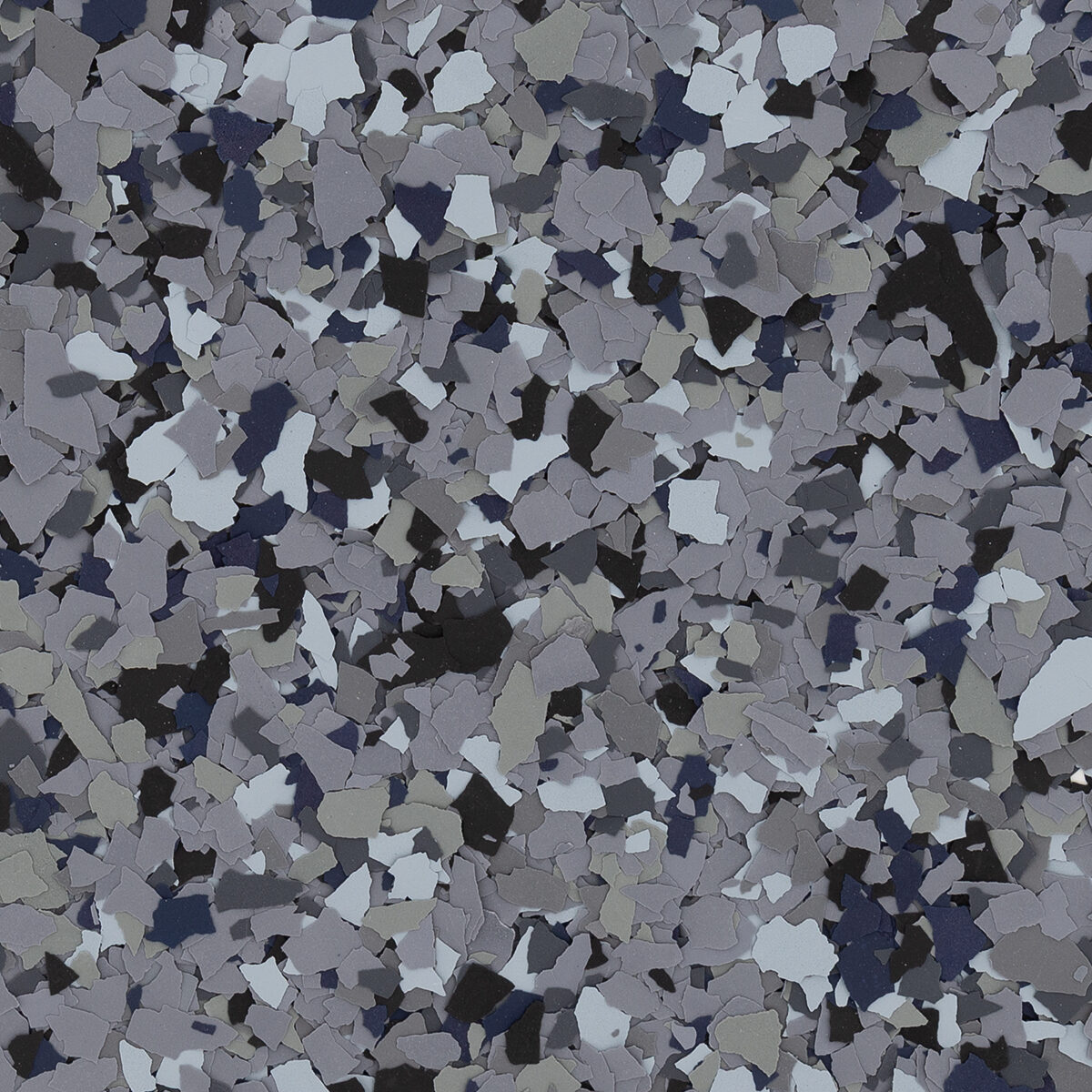 Smokey Blue FB-933 decorative flake color swatch