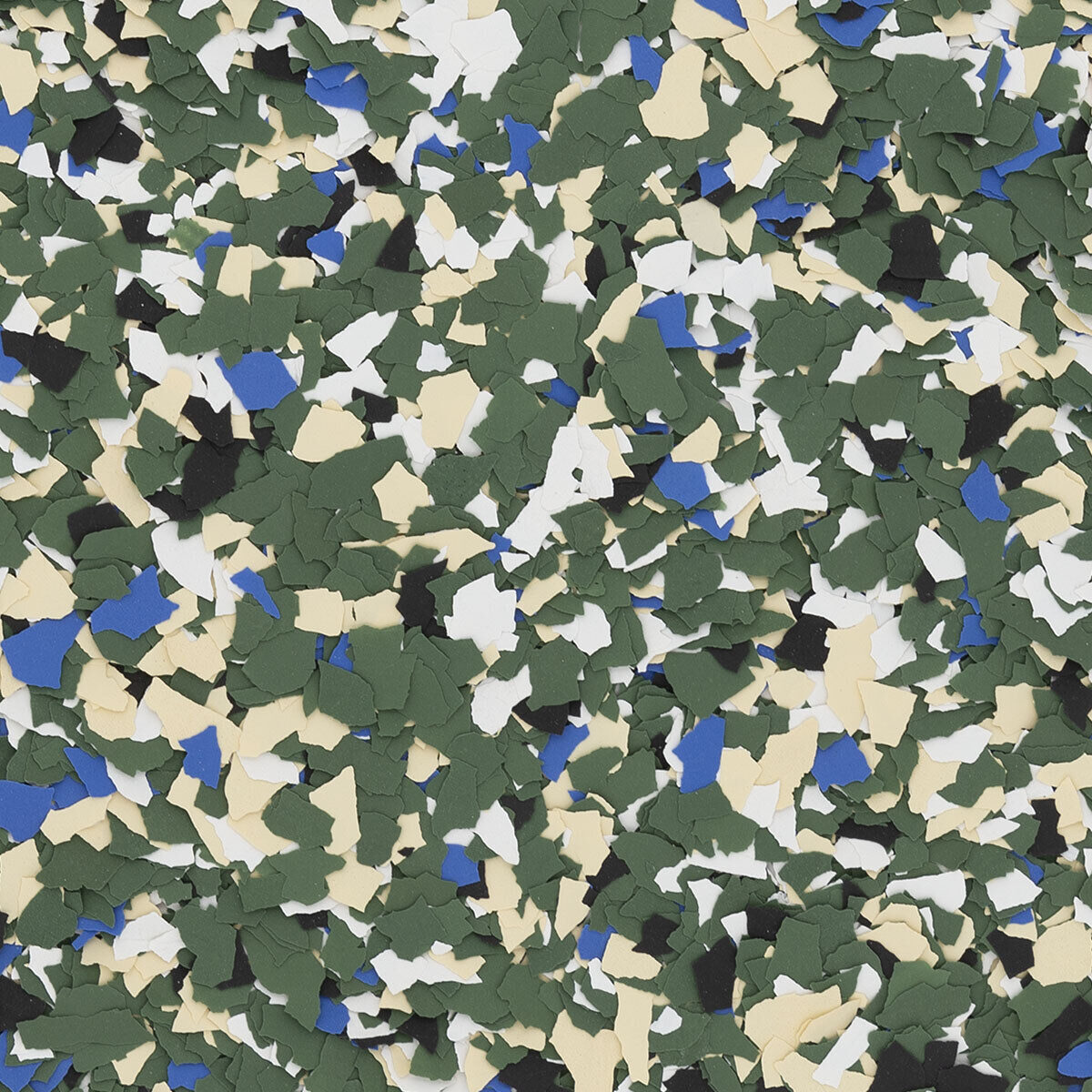 Milwaukee FB-231 decorative flake color swatch