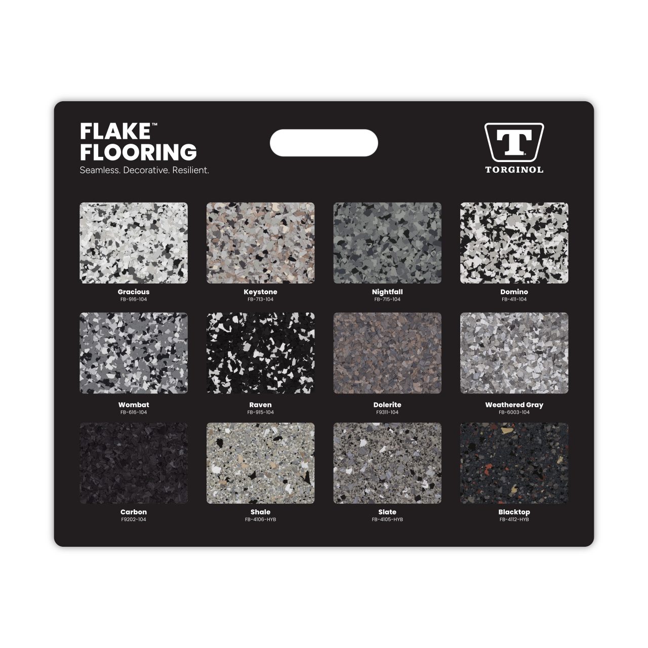 FLAKE Flooring - Display Board | Torginol®
