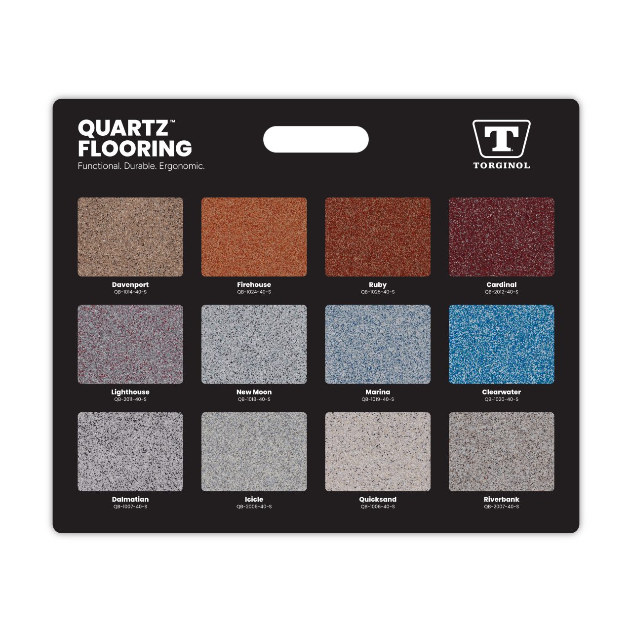 QUARTZ Flooring - Display Board | Torginol®