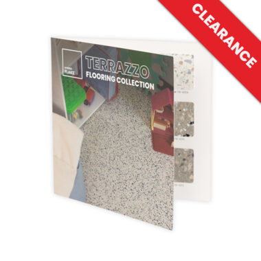 Clearance tag for FLAKE terrazo bifold