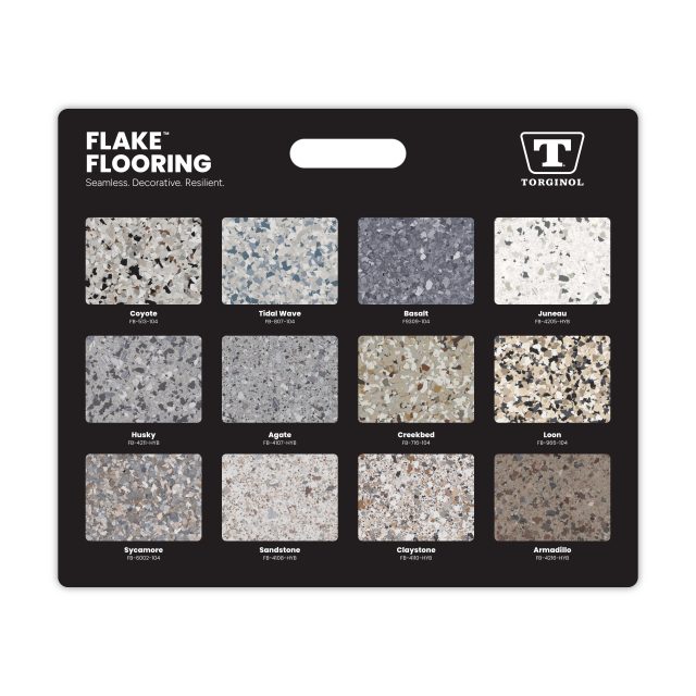 26 FLAKE FLOORING Display Board Back