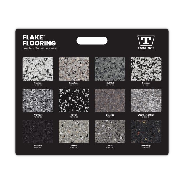 26 FLAKE FLOORING Display Board Front