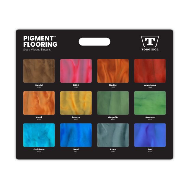 26 PIGMENT FLOORING Display Board Back