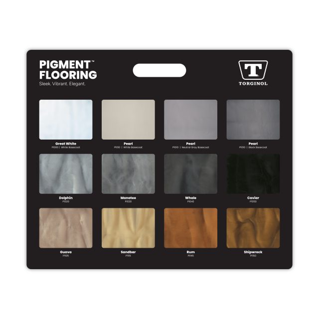 26 PIGMENT FLOORING Display Board Front