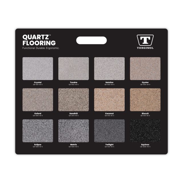 26 QUARTZ FLOORING Display Board Front